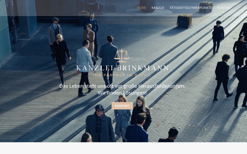 Webdesign Münster Rechtsanwälte Kanzlei Brinkmann