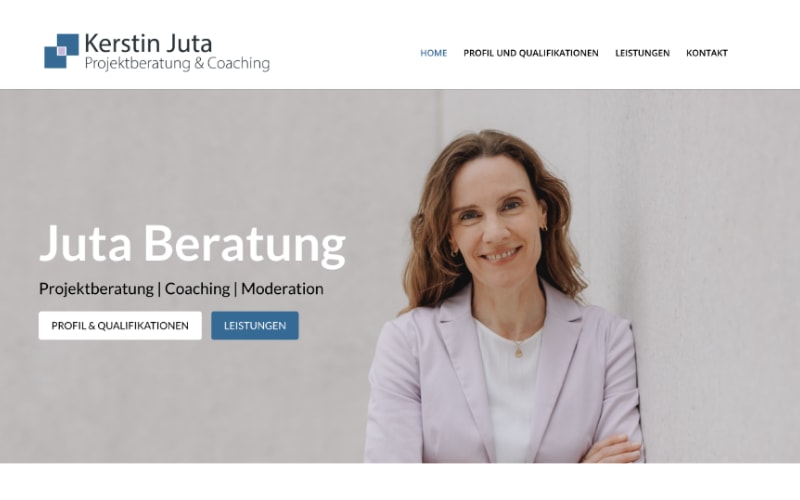 Webdesign für Juta Beratung in Münster