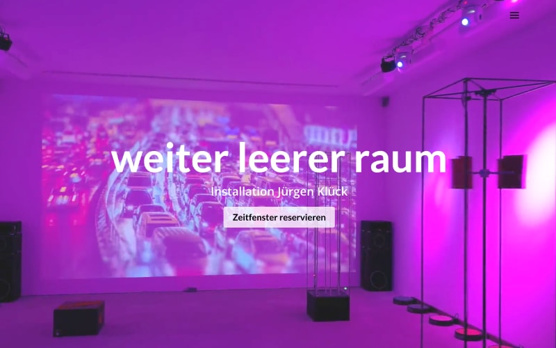 Webdesign Kunst Münster Jürgen Klück