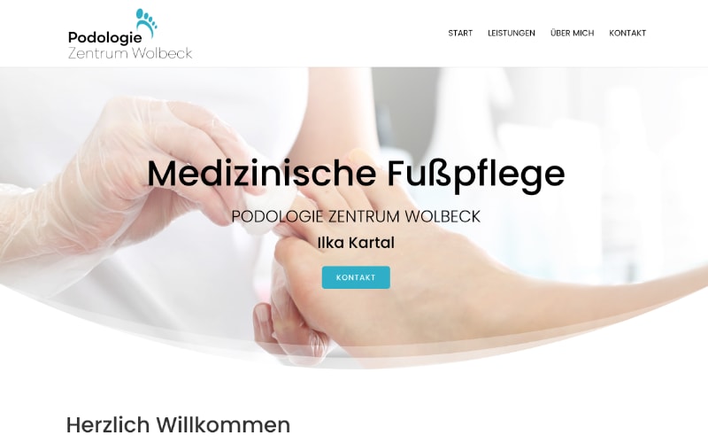 Webdesign für Podologie Wolbeck Münster