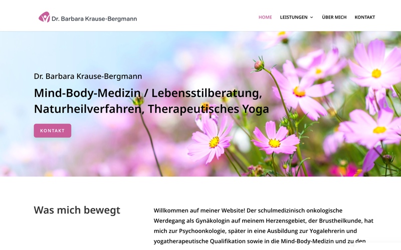 Webdesign Referenzen | Gesundheitswesen | Dr. Krause-Bergmann