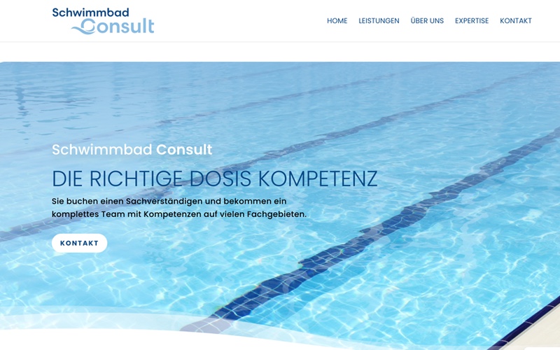 Webdesign Münster Schwimmbad Consult